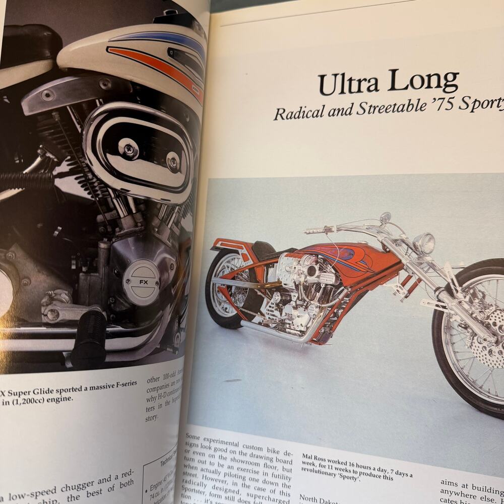 Harley-Davidson Factory & Custom Dream Machines Jim Lensveld 1993 HC Photo Book - Picture 7 of 9